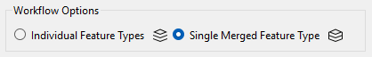 Single Merged Feature Type option